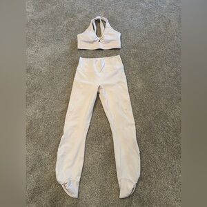 Women's Cream Pants & Jumpsuit Set